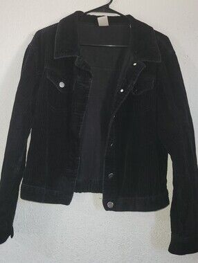 Black Corduroy Jacket - Women